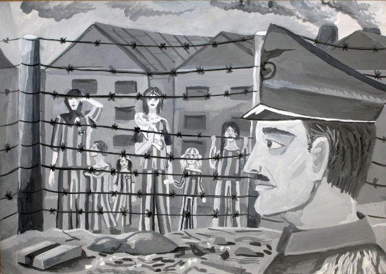 Дарья Ковалева, 13 лет, «Освенцим», ЦДШИ г. Химки. Московская область