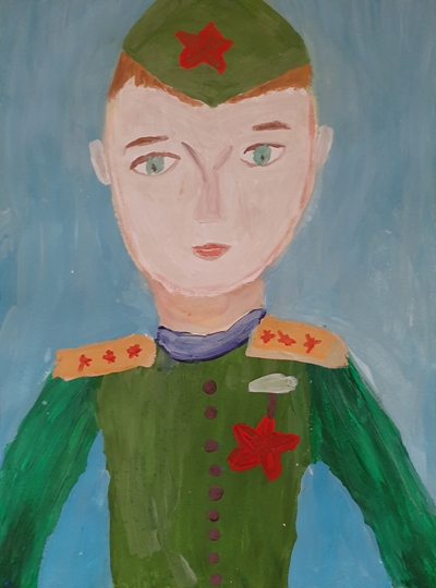 Барзых Василиса, 6 лет, «День Победы», ИЗО МУК ДК «Островецкий» Коллектив «Акварель, Раменский округ, Московская область