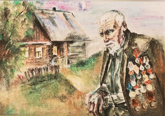 Терехова Лидия «Они сражались за Родину», 50х70, холст, масло, г.Тверь
